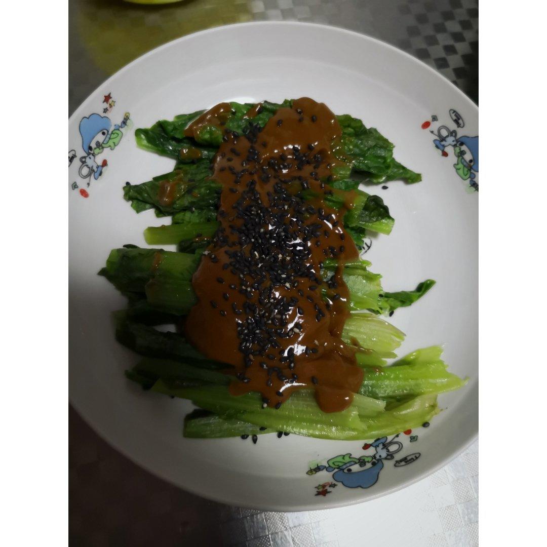 麻酱油麦菜