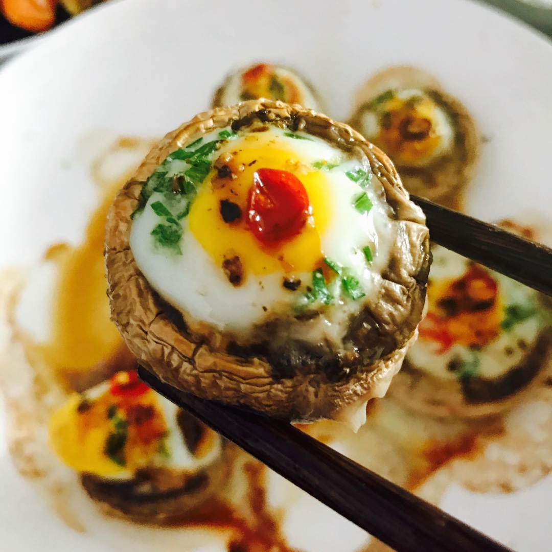 鲜烤白菇鹌鹑蛋的做法