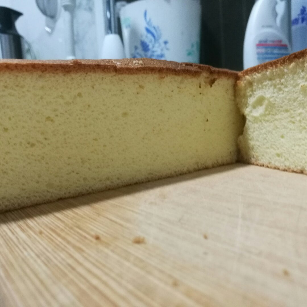6寸原味戚风蛋糕