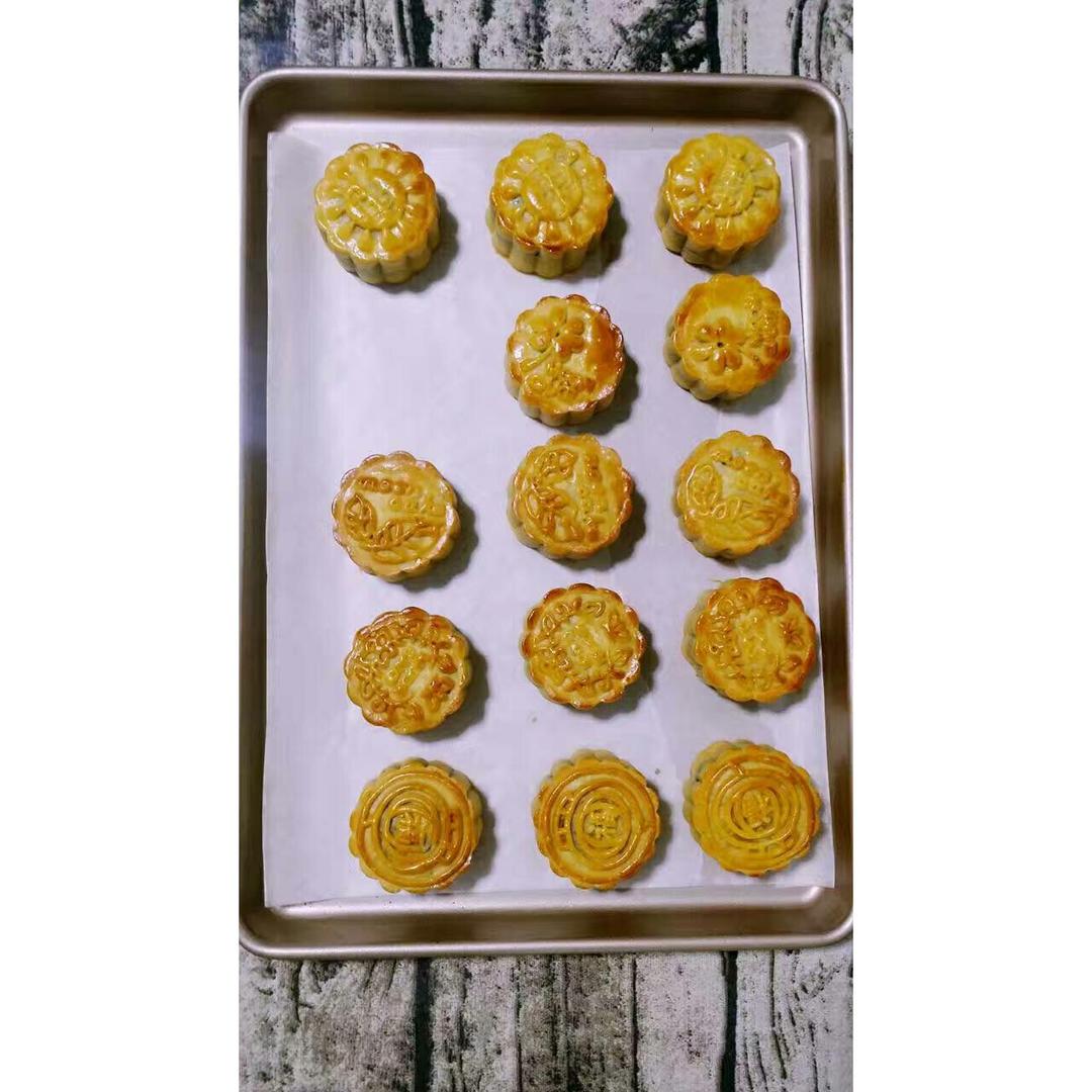 五仁月饼～不用转化糖浆的版本