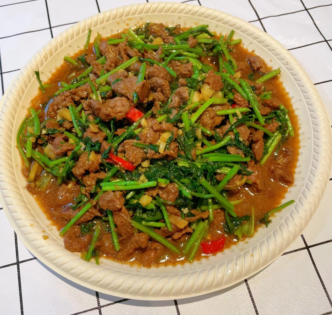 香菜牛肉