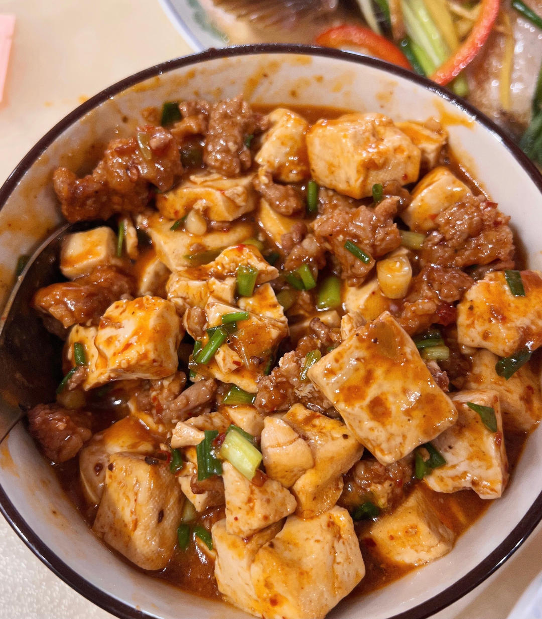 快手麻婆豆腐拌面