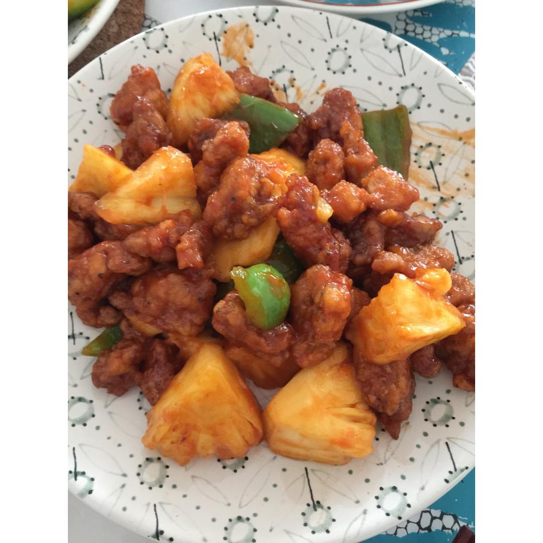 菠萝咕噜肉