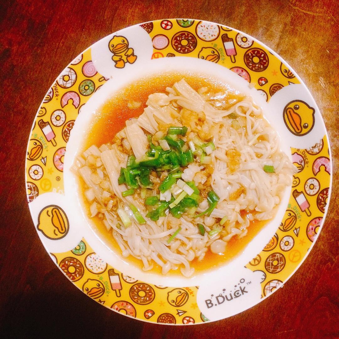 蒜蓉蒸金针菇