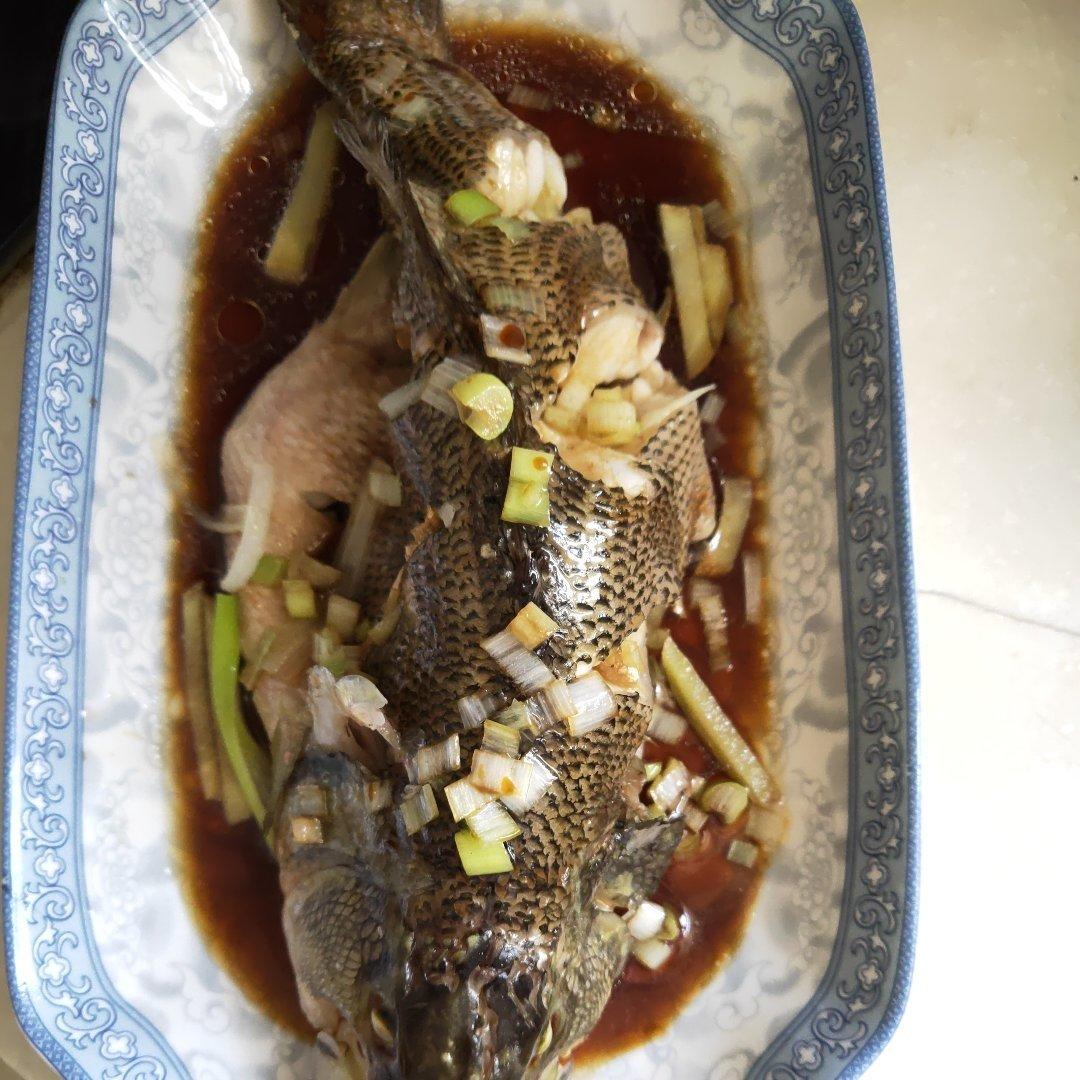 清蒸鲈鱼（家常做法）