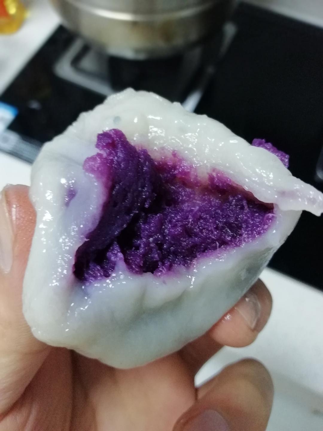 紫薯团子的做法