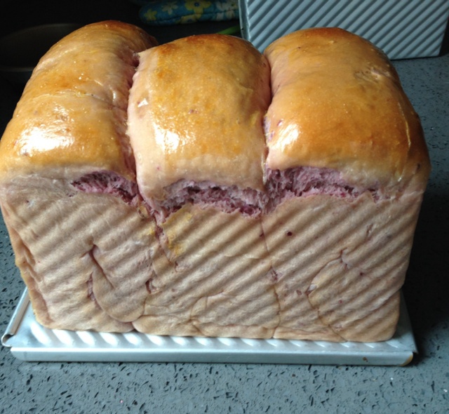 浪漫紫薯吐司～松下面包机出品