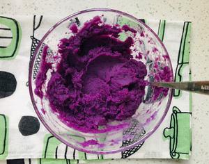 全麦紫薯小饼-柔软劲道烫面饼-无油低卡的做法 步骤4