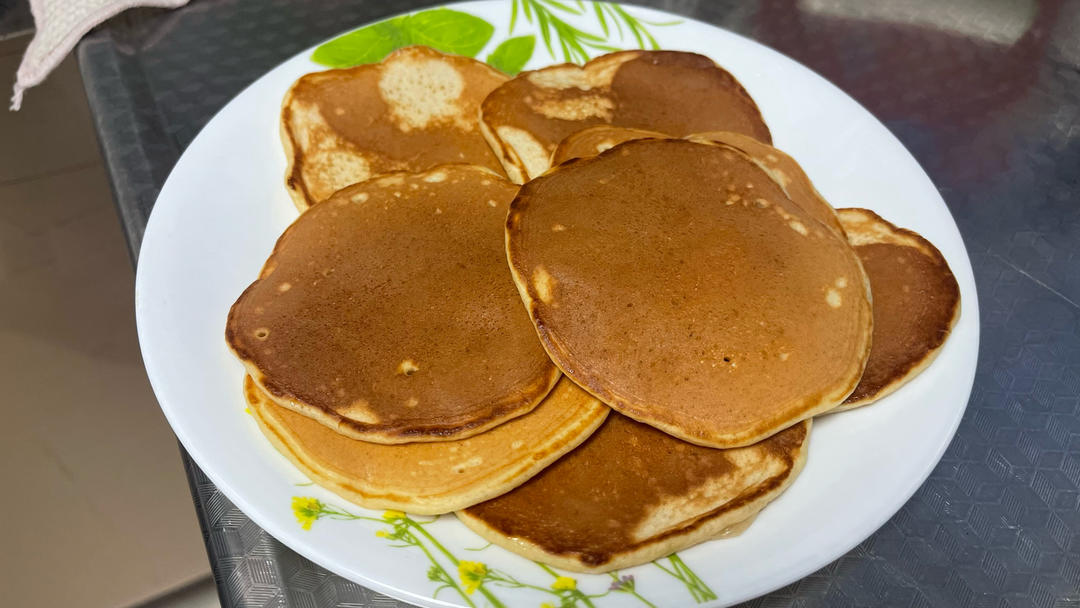 中式松饼，早起3分钟煎好，又软又香