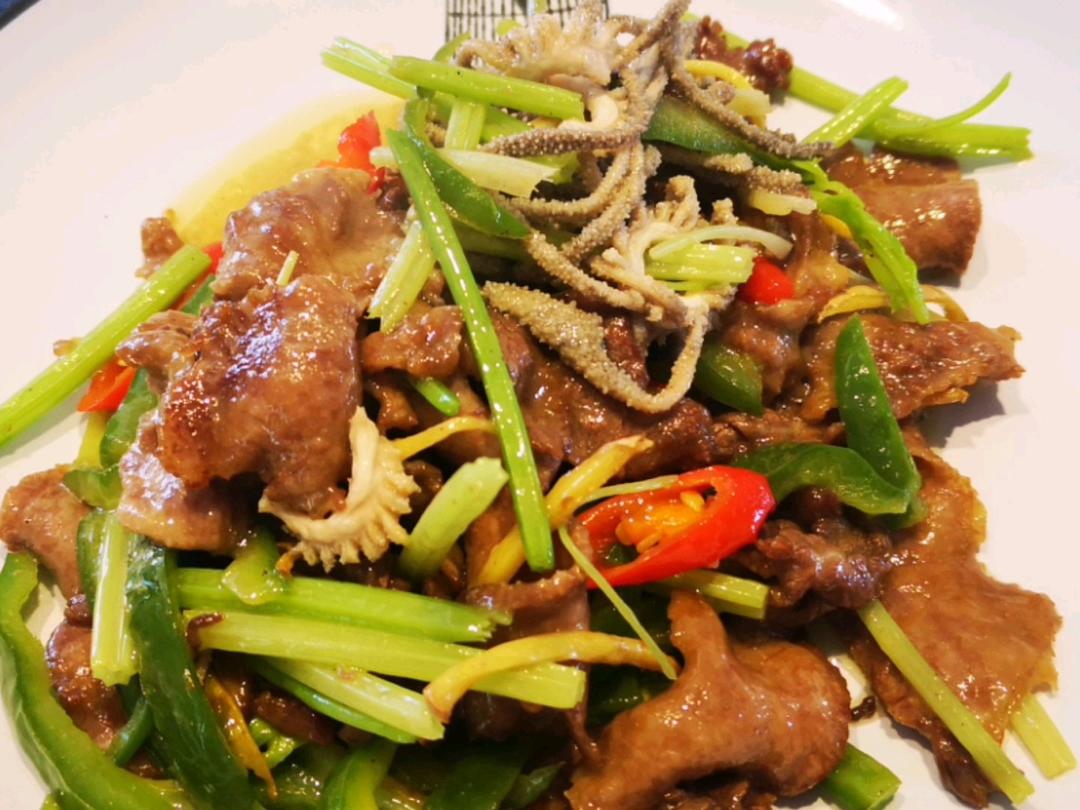 爆炒九门头的做法