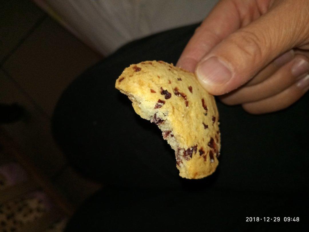 低糖少油版蔓越莓饼干