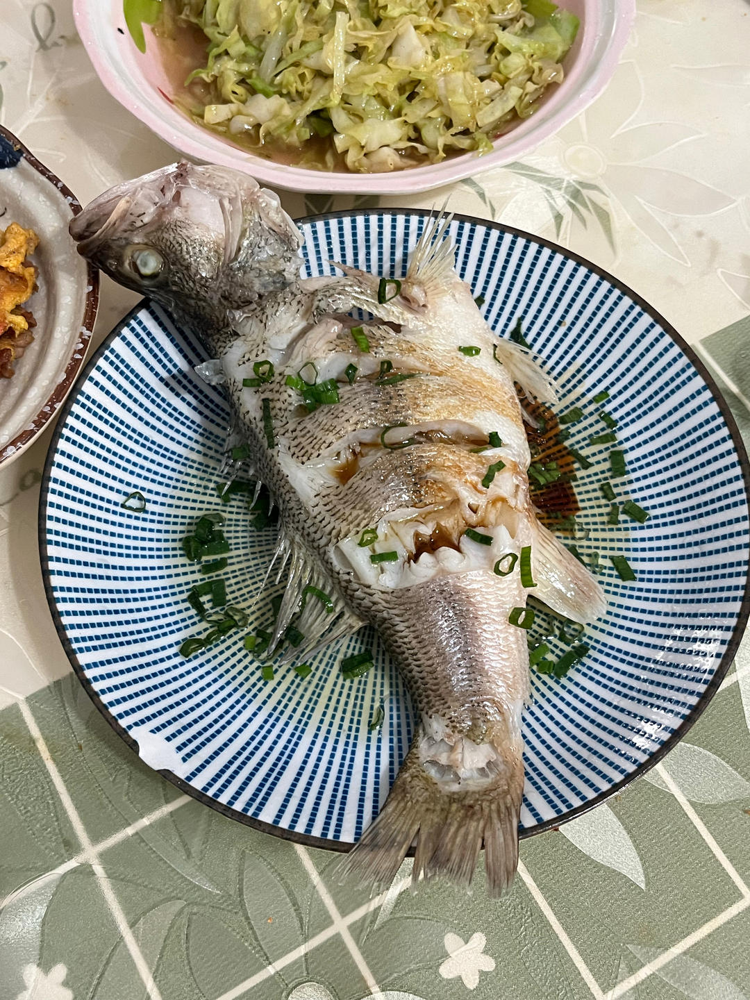 年年有余——清蒸鲈鱼