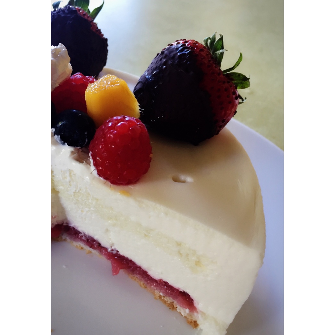 草莓冻芝士蛋糕（视频菜谱）