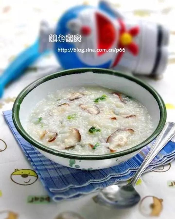 香菇鸡肉粥