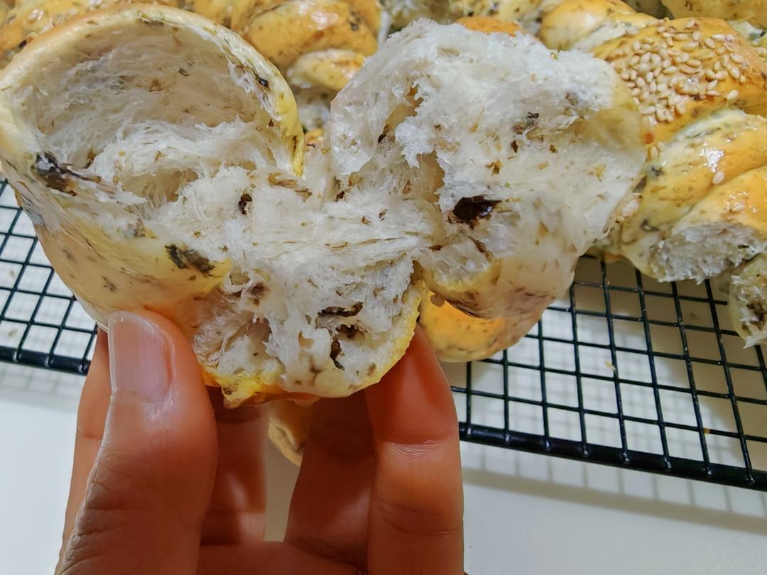 海苔面包卷（汤种法 柔软又拉丝）