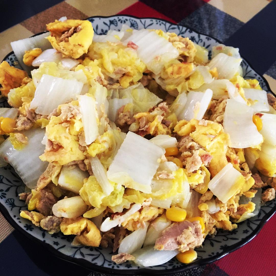 白菜炒蛋