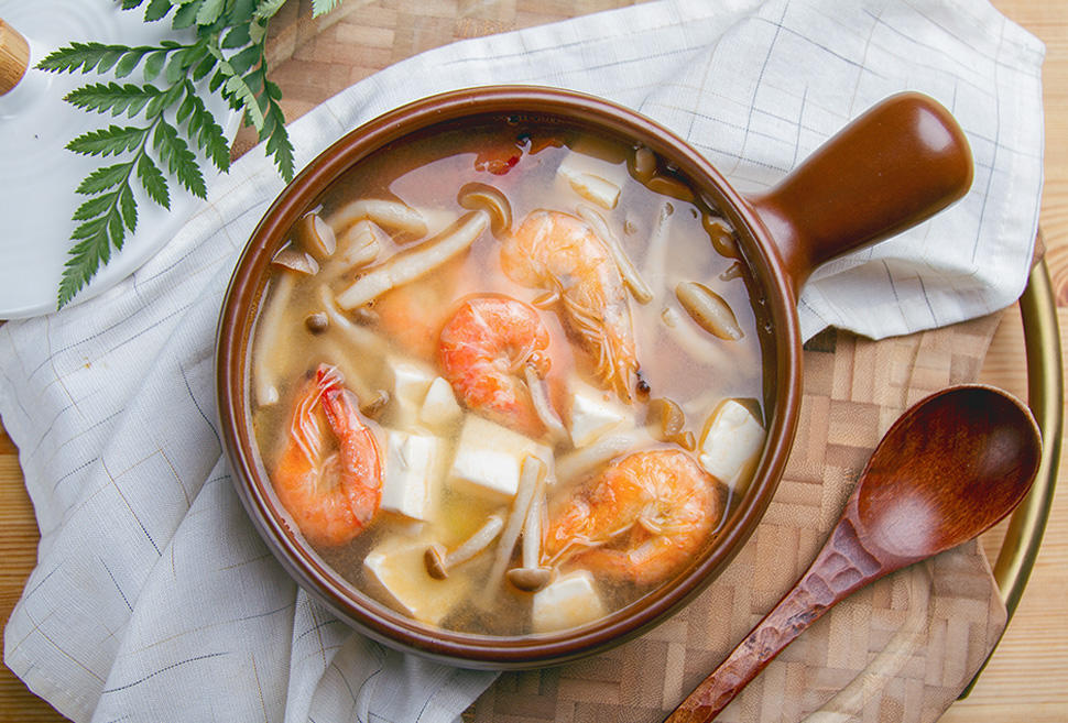 三鲜豆腐煲的做法