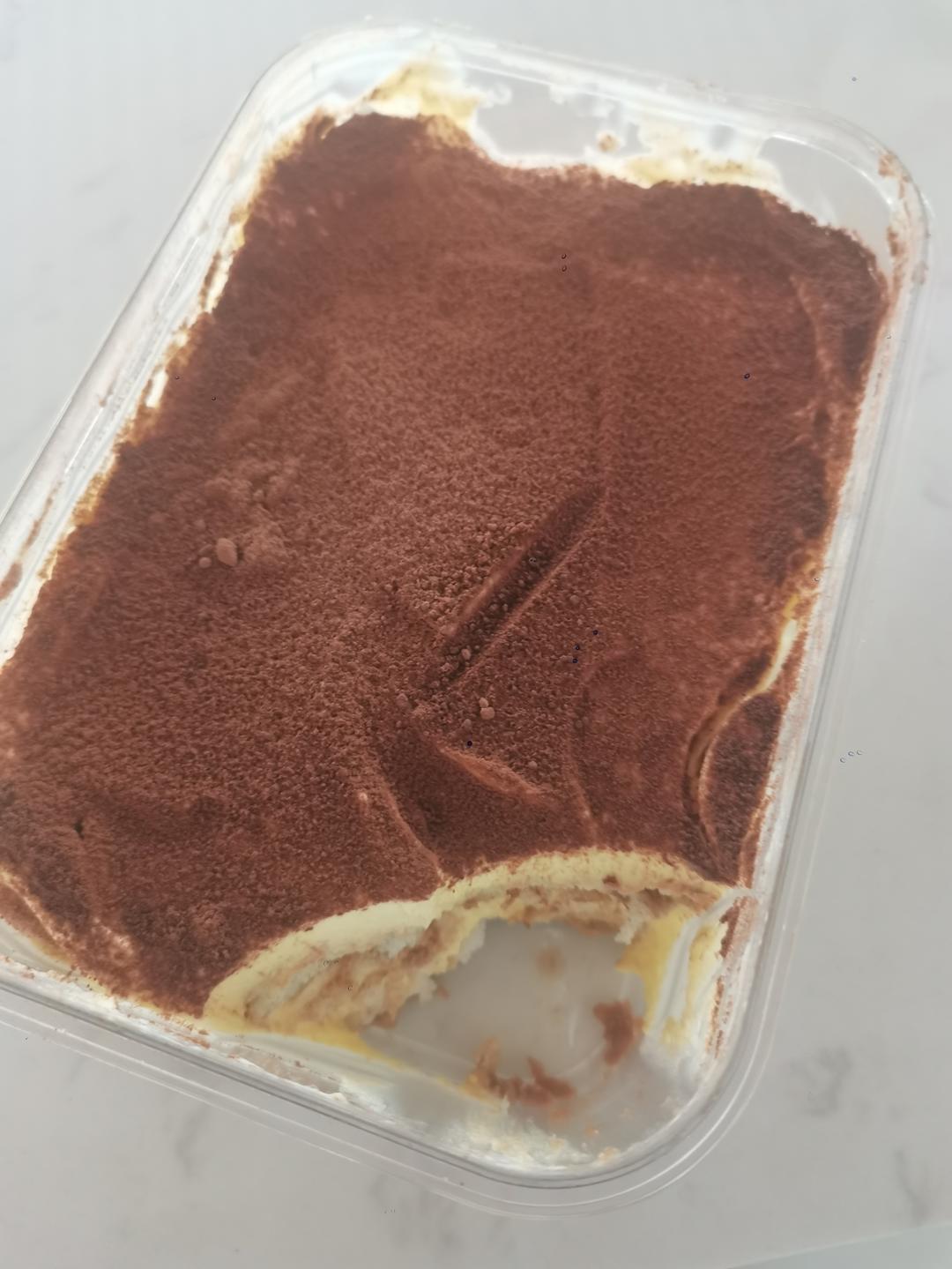 在欧洲学会的经典版提拉米苏