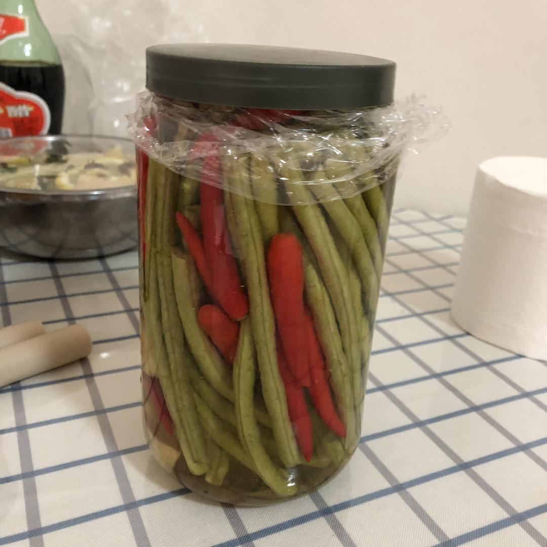 自制酸豆角（史上最简单三天完成）
