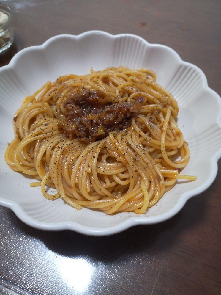 （完胜必胜客的）番茄肉酱意大利面～