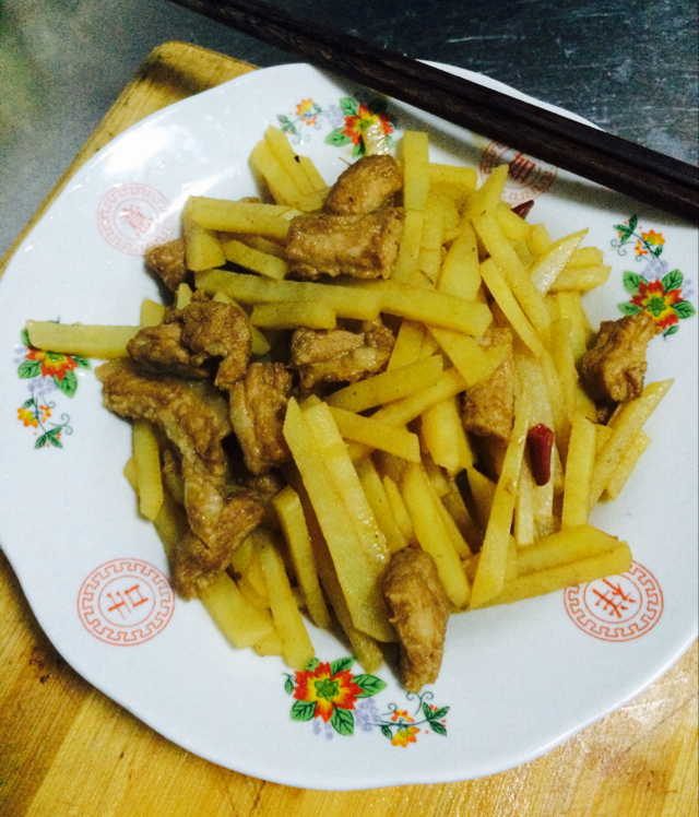 土豆炒肉丝