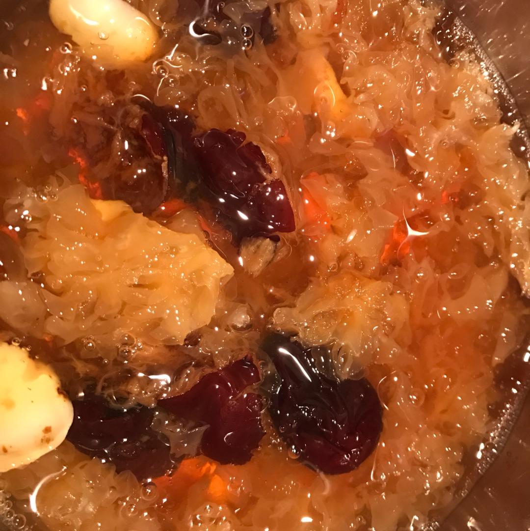 【沐沐酱下厨札记】雪莲子桃花泪