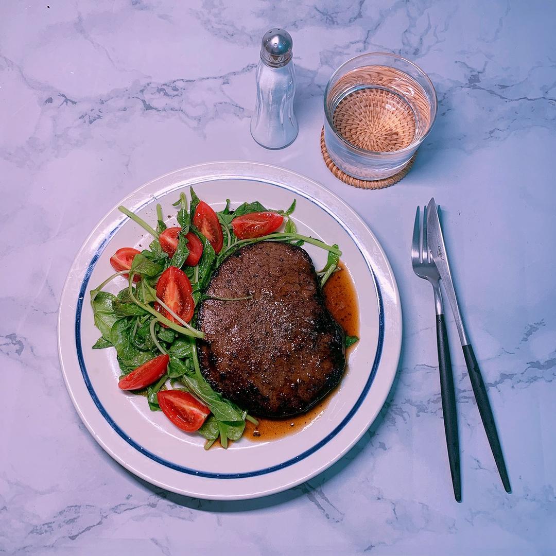 牛排沙拉🥗的做法