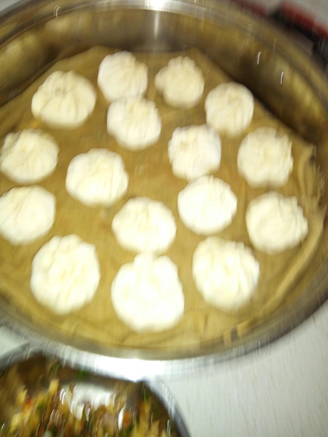 用面包机和面做包子