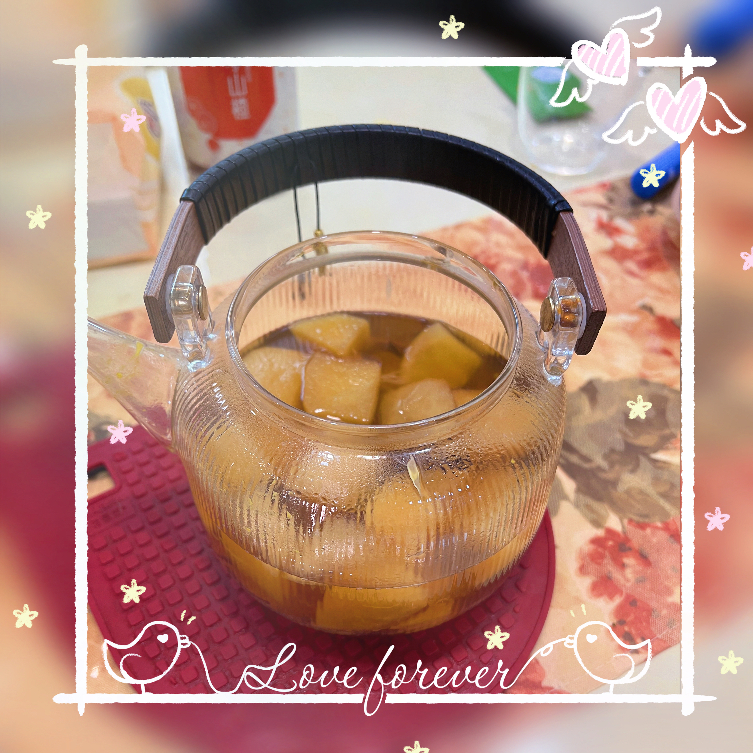 冬日，苹果热橙茶～的做法