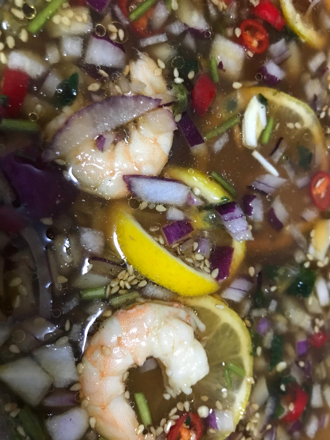 捞汁柠檬虾（来自添饭小哥哥）