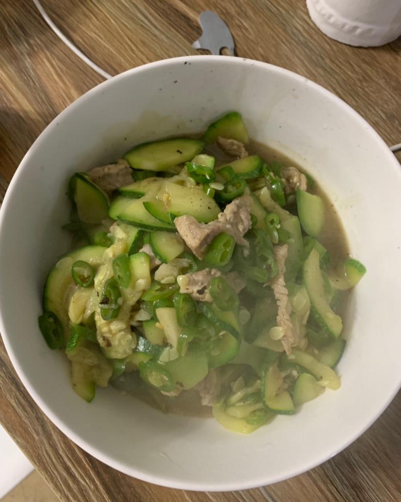 小南瓜炒肉