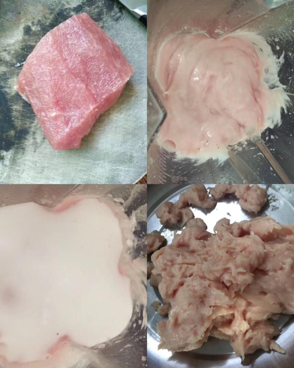 自制Q弹猪肉丸子（破壁机）