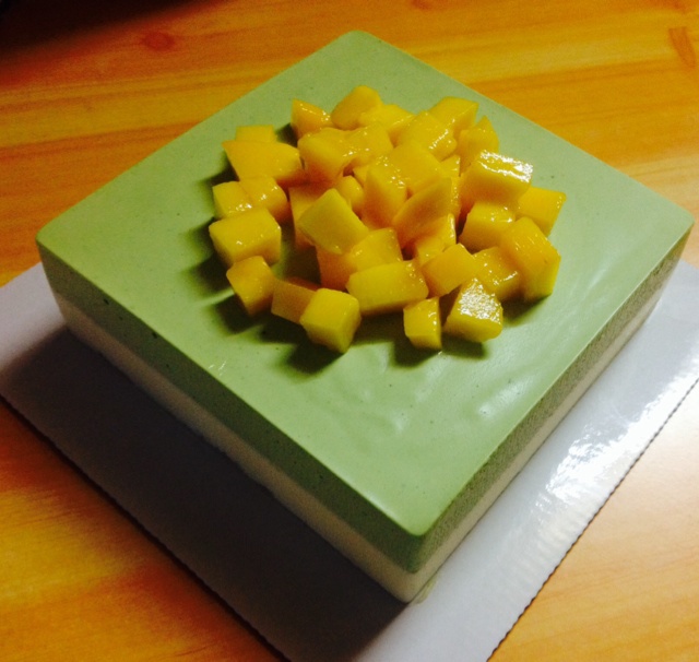 巧克力抹茶慕斯蛋糕