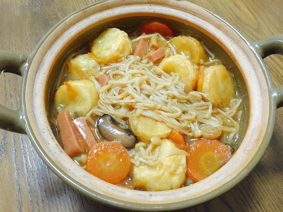 超级下饭菜--金针菇日本豆腐