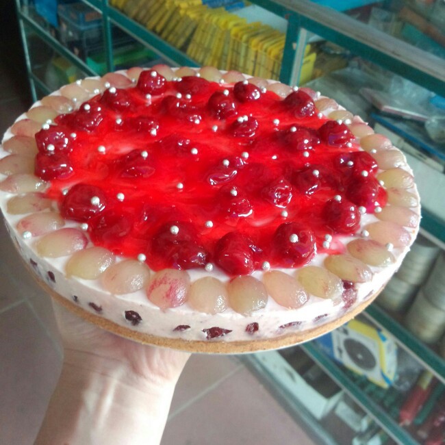 蓝莓芝士慕斯蛋糕