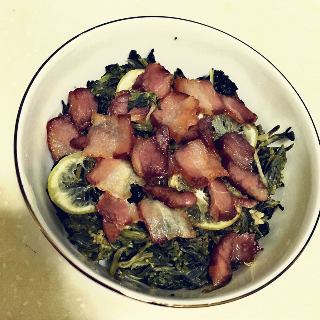 腊肉蒸菜干（妈妈的味道）