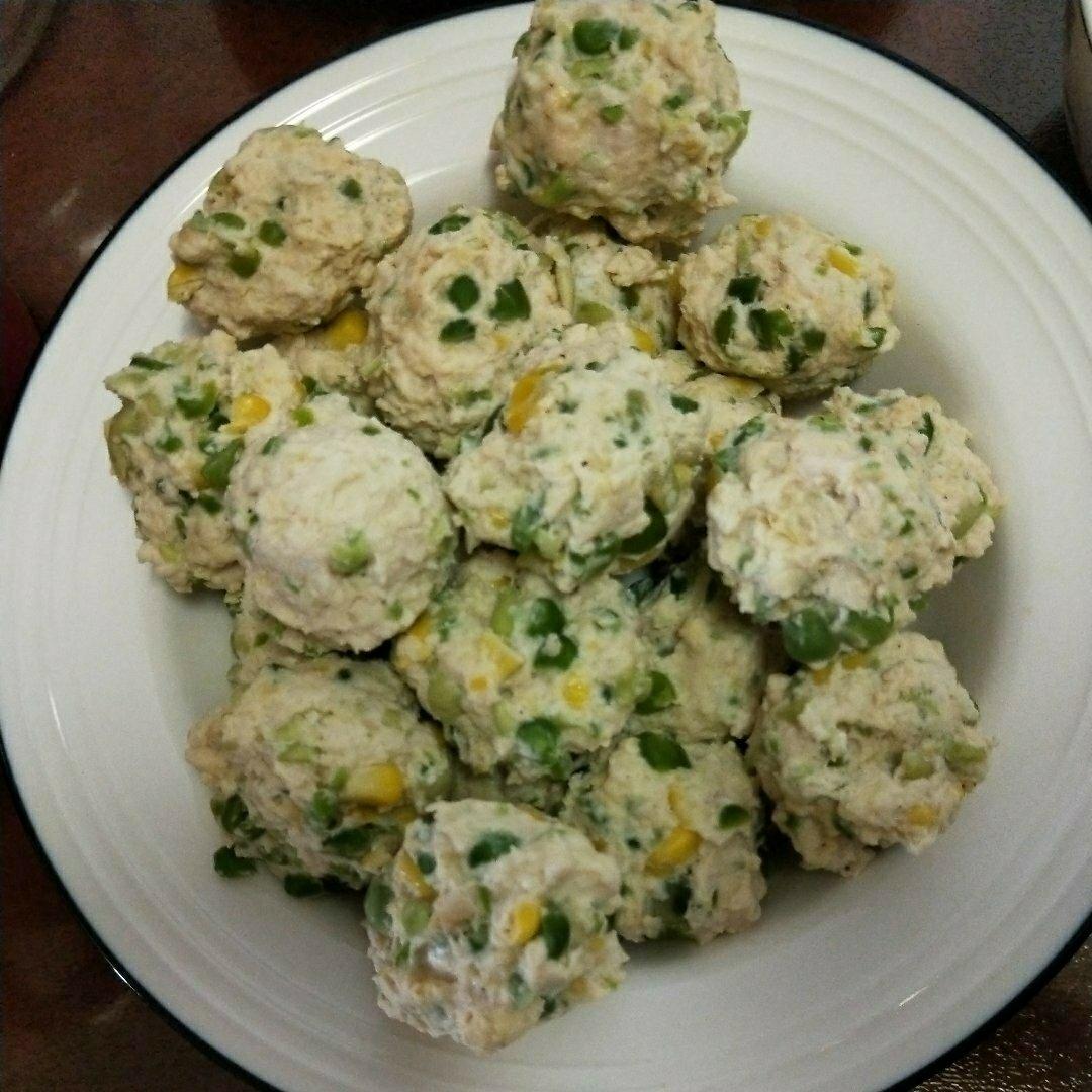 【增肌减脂】【健身餐】美味低卡鸡胸肉丸子