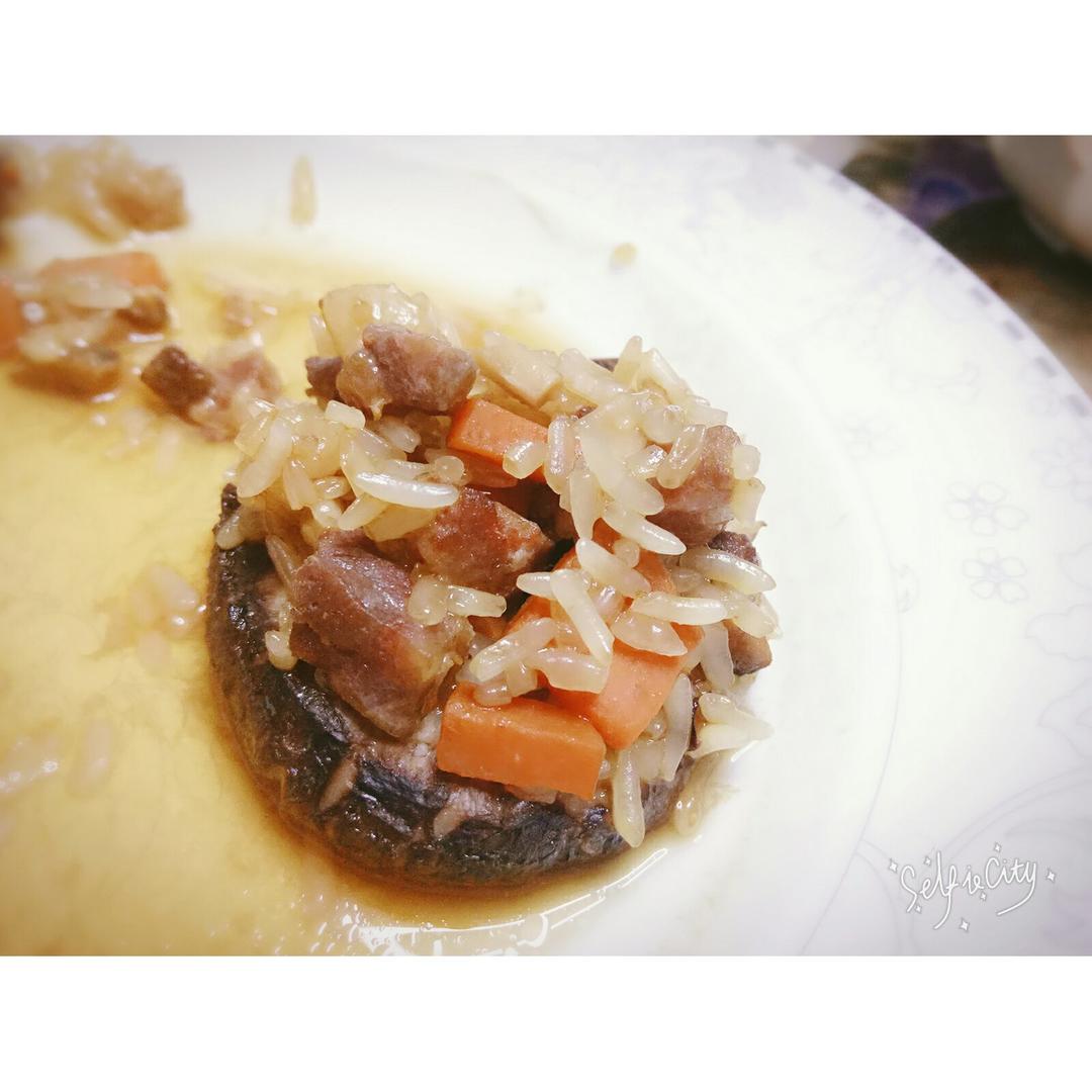 豆腐肉末酿香菇