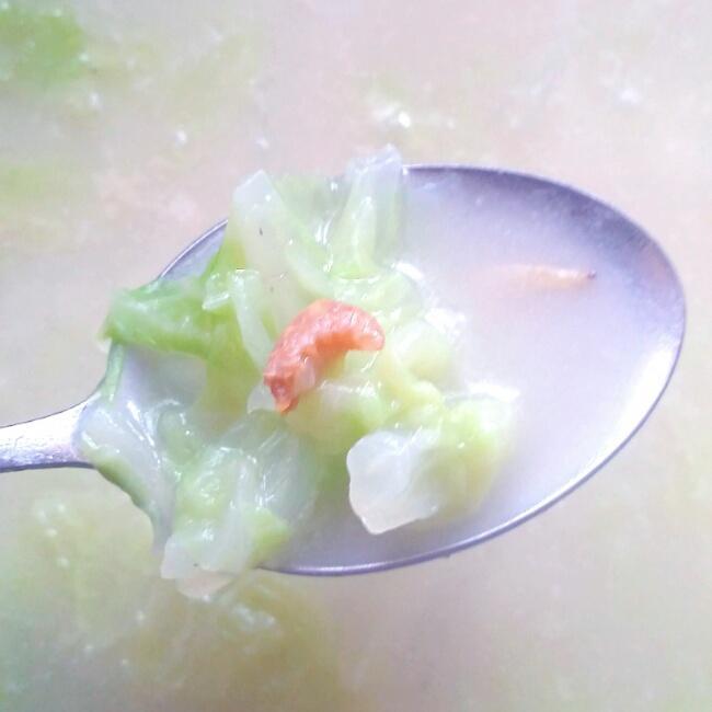 海米白菜汤的做法