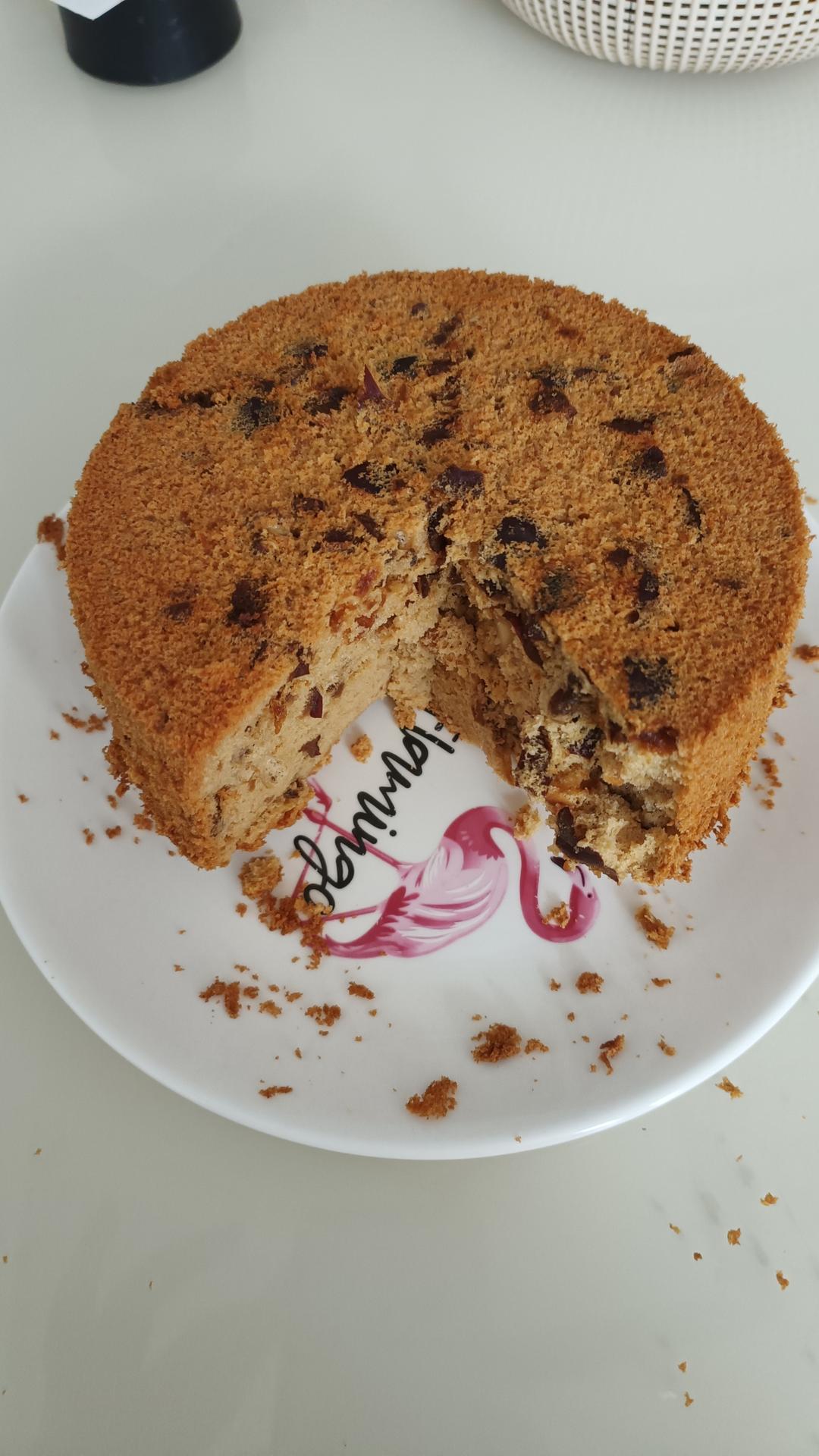 红枣糕—不放泡打粉和小苏打，照样松软香甜！