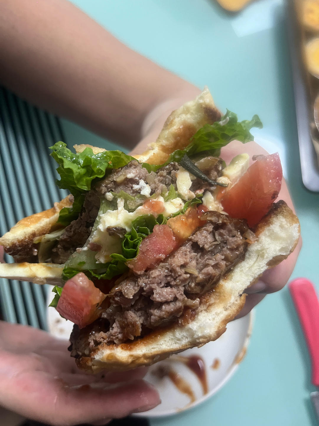 超详细汉堡牛肉饼｜附自制汉堡搭配#Healthymeals#减脂必撸16