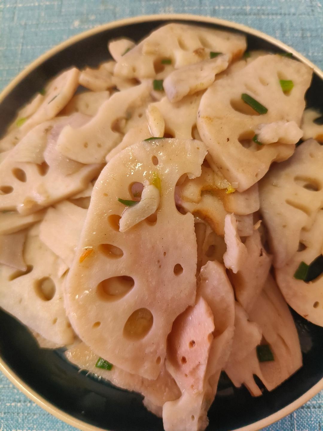 清炒藕片