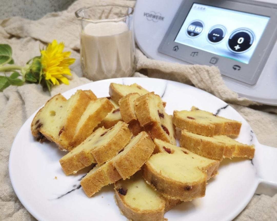 龙利鱼、蔓越莓蛋糕的做法