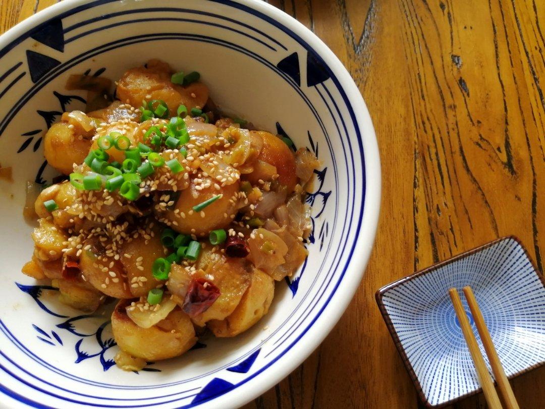孜然香辣煎小土豆
