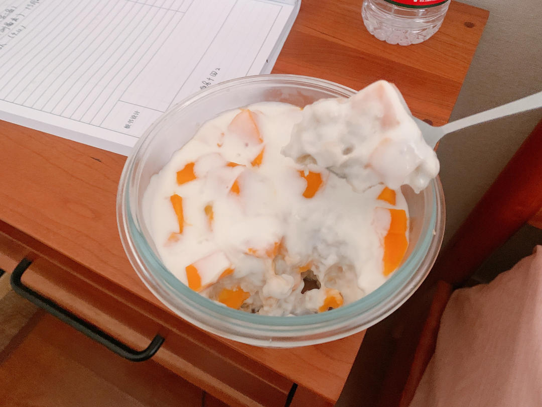 超流行的隔夜燕麦酸奶！！