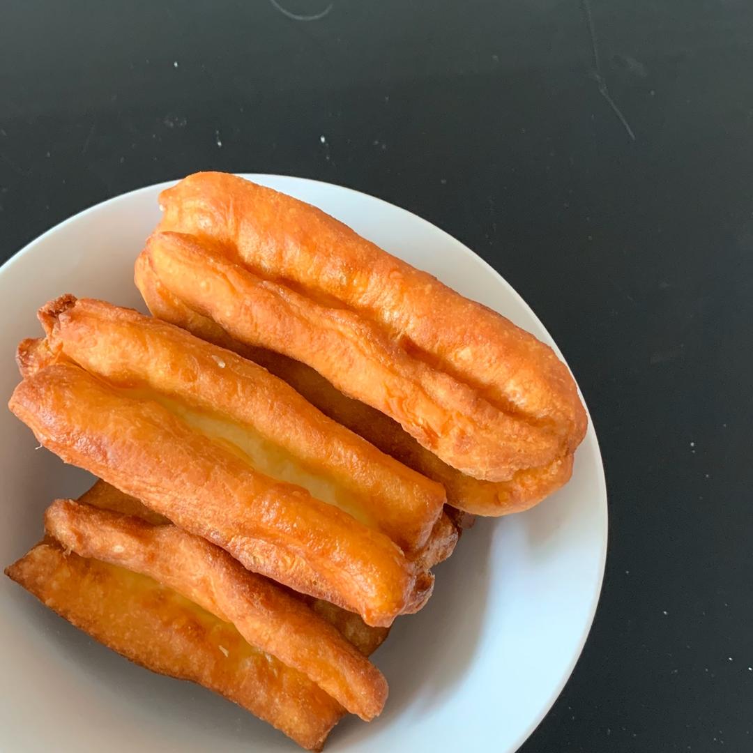 自制无泡打粉油条