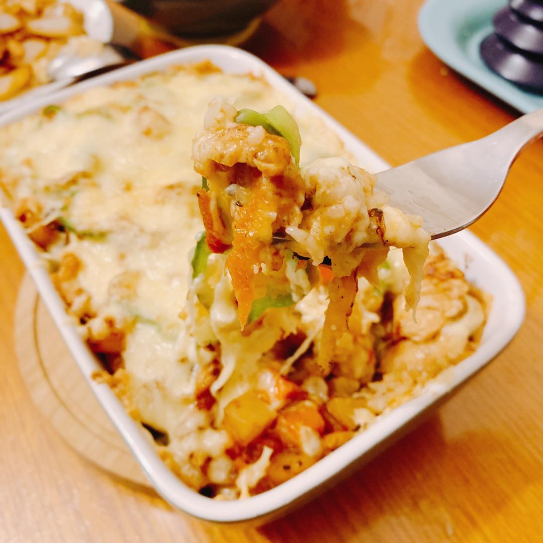 番茄鸡肉浓情焗饭【两人份】