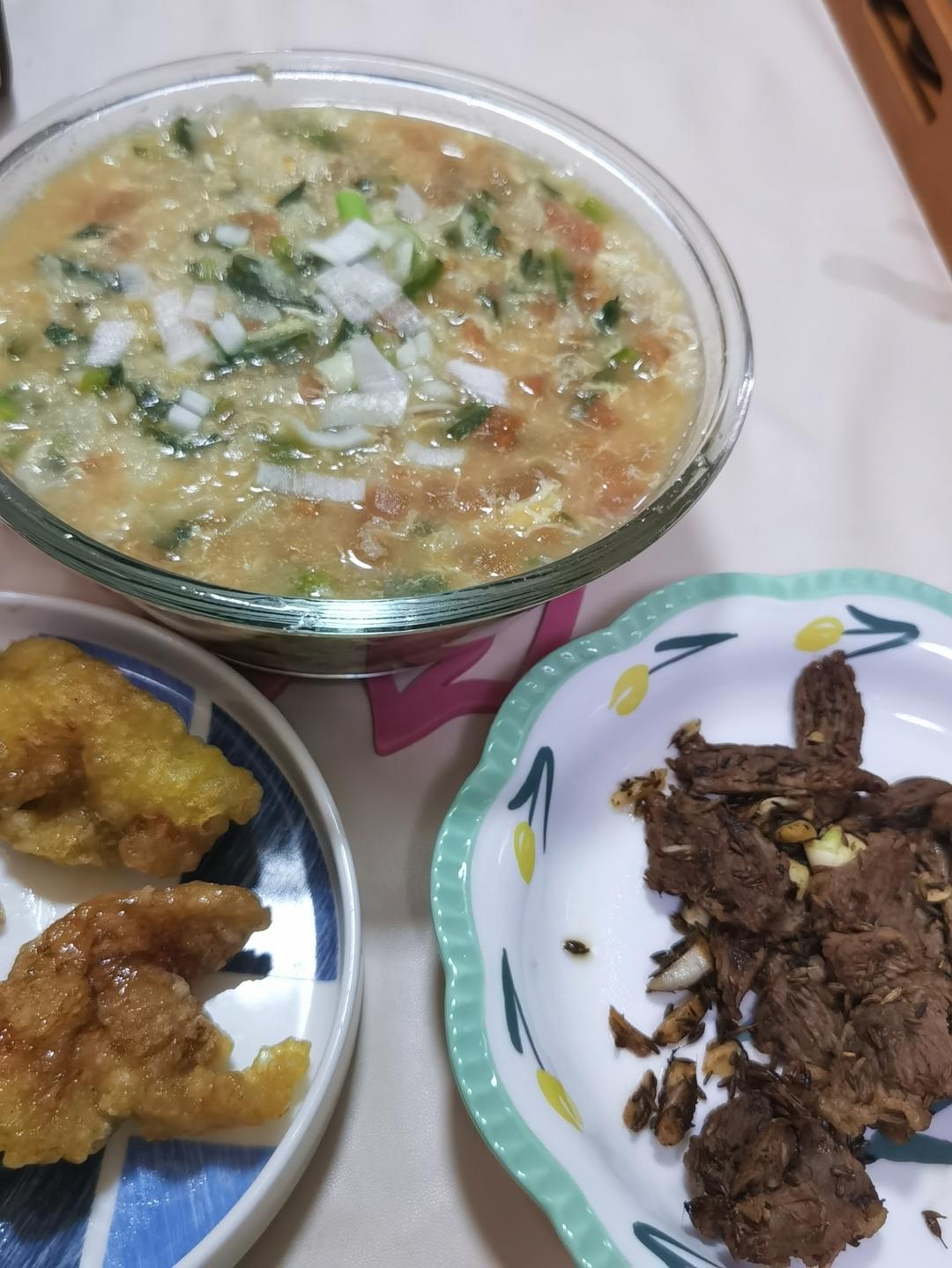 蔬菜疙瘩汤-超简单的疙瘩做法-宝宝辅食、病号餐