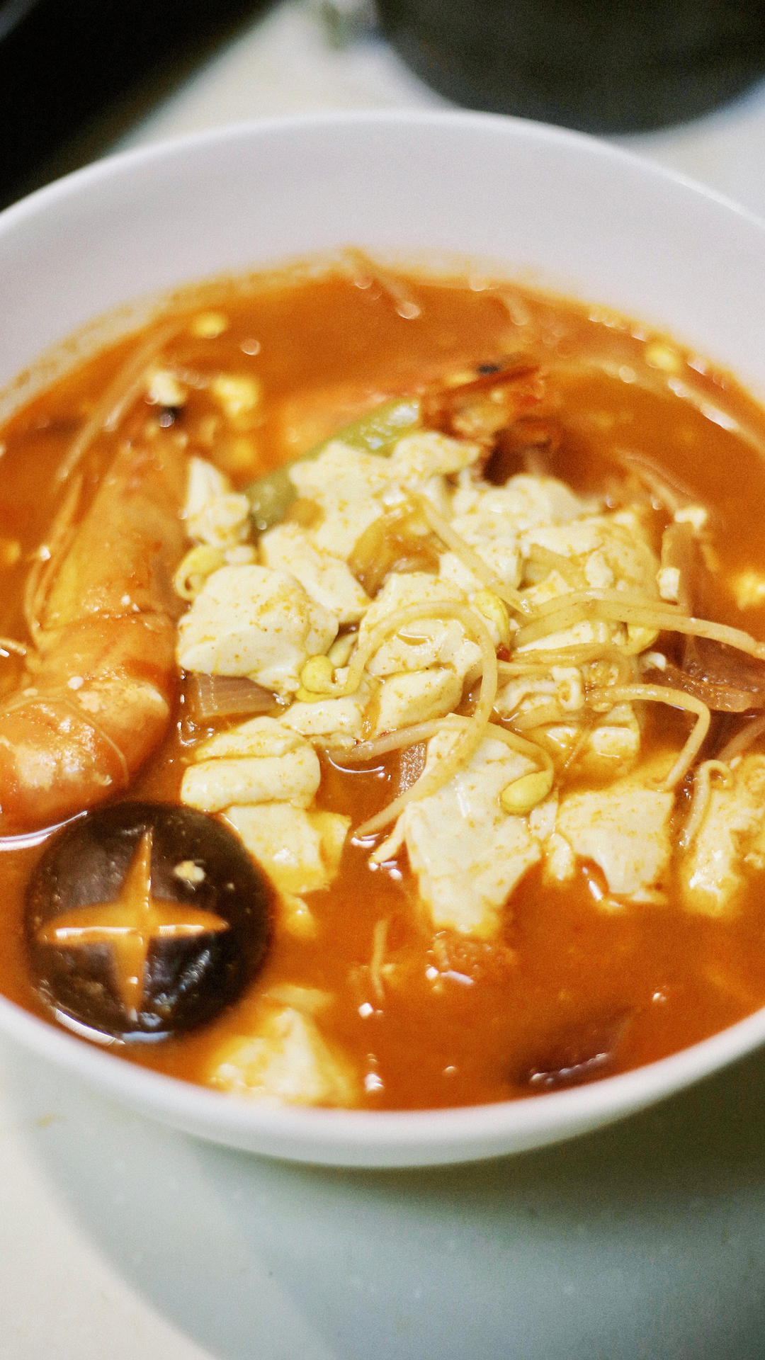 韩式辣海鲜豆腐汤