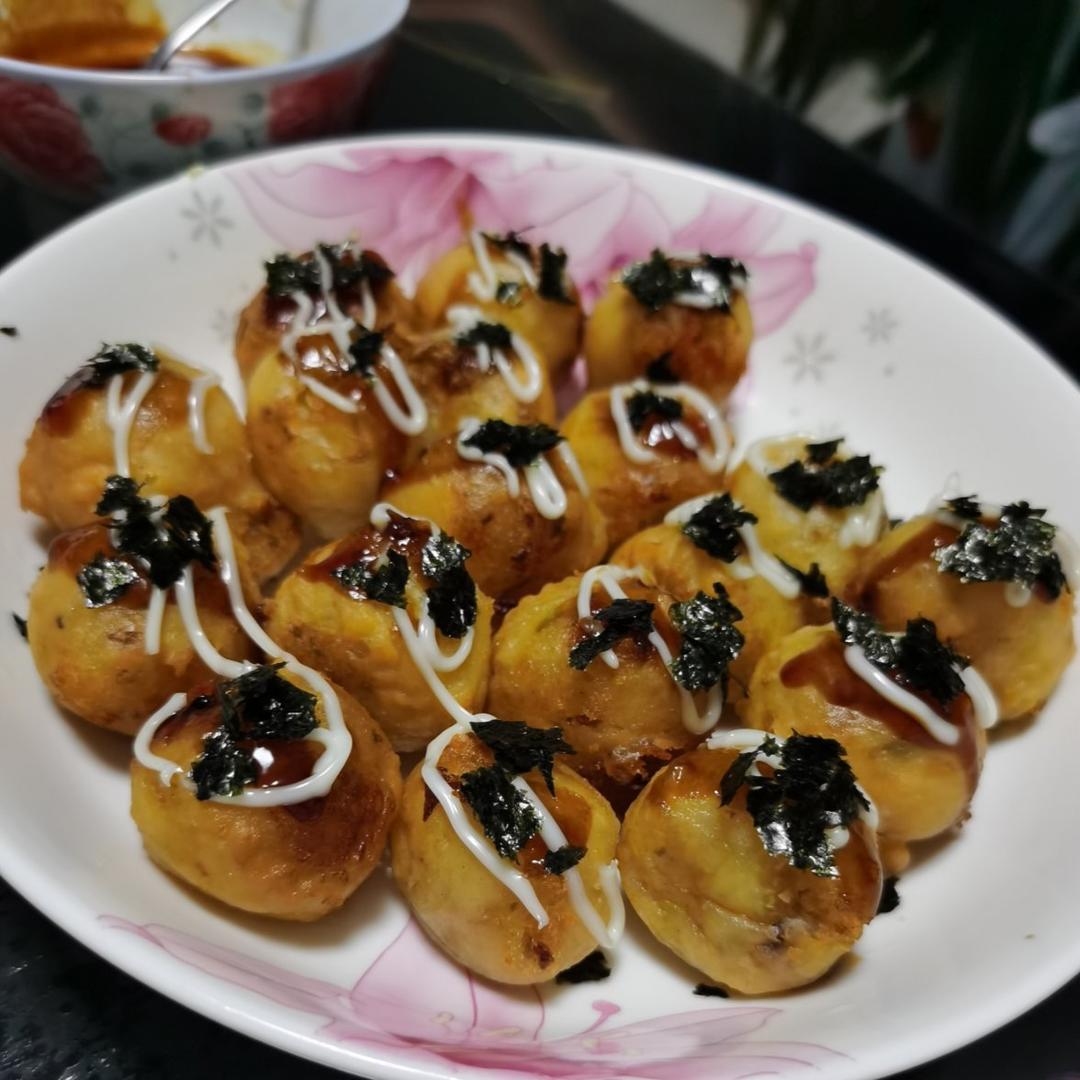㊙️懒人版章鱼小丸子，不用模具也能做‼️